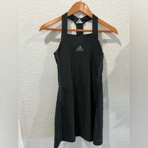 Adidas Barricade Code Stella McCartney Tennis Dress Size XS Black Perforated